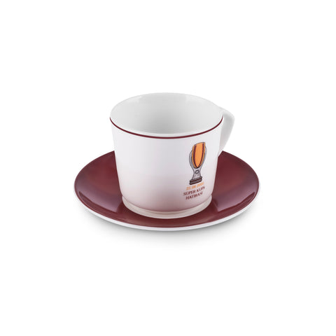 Karaca x Galatasaray Lisanslı 6 Kişilik Kahve Fincan Takımı 80 ml