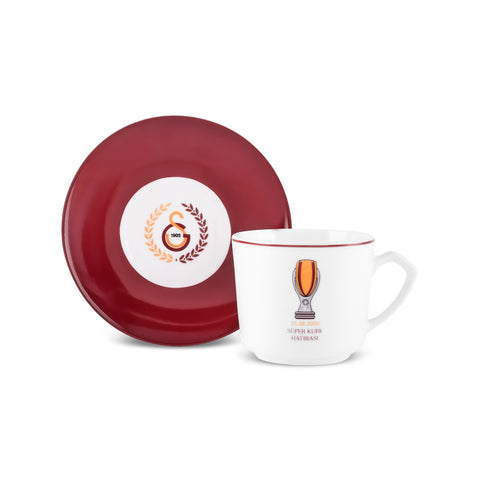 Karaca x Galatasaray Lisanslı 6 Kişilik Kahve Fincan Takımı 80 ml