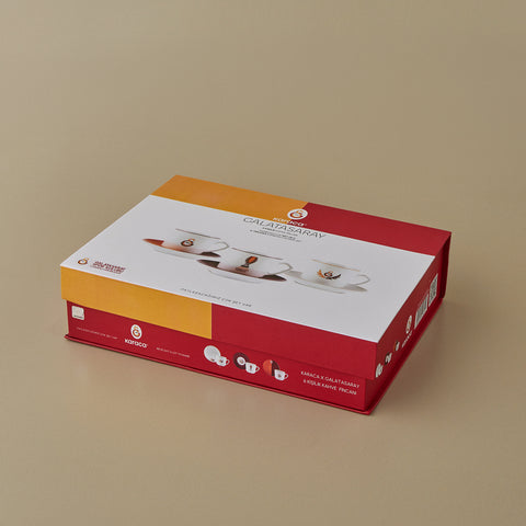 Karaca x Galatasaray Lisanslı 6 Kişilik Kahve Fincan Takımı 80 ml
