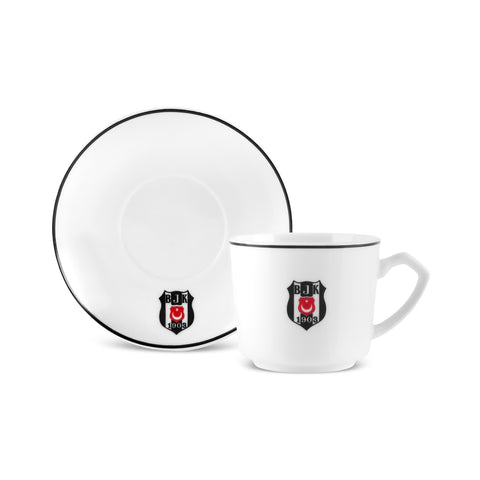 Karaca x Beşiktaş Lisanslı 6 Kişilik Kahve Fincan Takımı 80 ml
