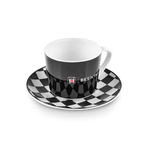 Karaca x Beşiktaş Lisanslı 6 Kişilik Kahve Fincan Takımı 80 ml