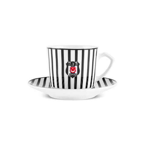 Karaca x Beşiktaş Lisanslı 6 Kişilik Kahve Fincan Takımı 80 ml