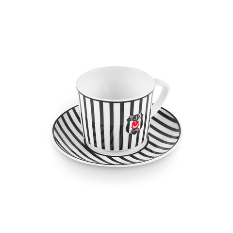 Karaca x Beşiktaş Lisanslı 6 Kişilik Kahve Fincan Takımı 80 ml