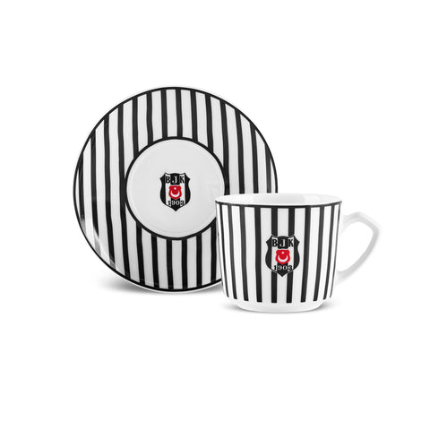 Karaca x Beşiktaş Lisanslı 6 Kişilik Kahve Fincan Takımı 80 ml