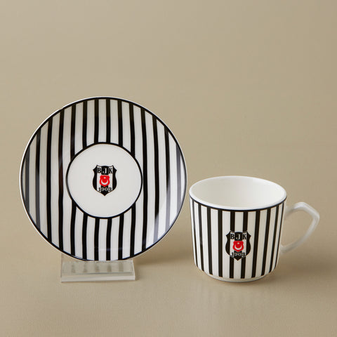 Karaca x Beşiktaş Lisanslı 6 Kişilik Kahve Fincan Takımı 80 ml