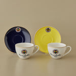 Karaca x Fenerbahçe Lisanslı 2 Kişilik Çay Fincan Takımı 220ML