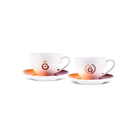 Karaca x Galatasaray Lizenziertes 2-Personen-Teetassen-Set, 220ML