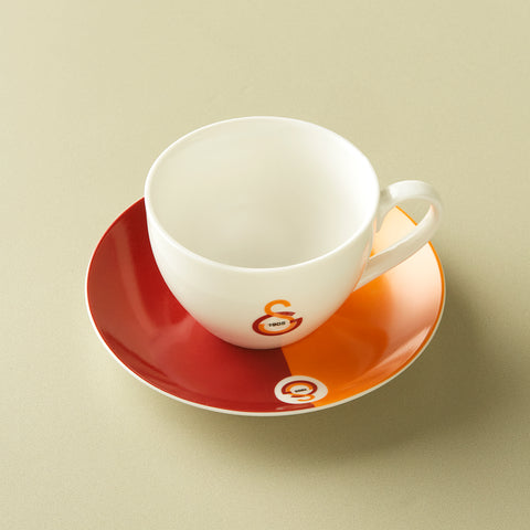 Karaca x Galatasaray Lizenziertes 2-Personen-Teetassen-Set, 220ML