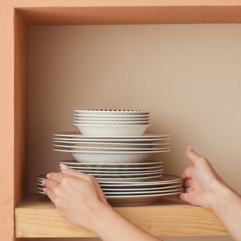 Karaca Elegance Bone Helsinki 24-Piece Dinnerware Set for 6 People