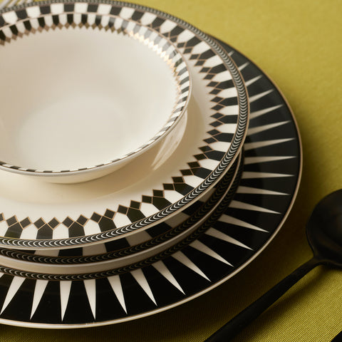 Karaca Elegance Bone Helsinki 24-Piece Dinnerware Set for 6 People