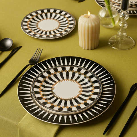 Karaca Elegance Bone Helsinki 24-Piece Dinnerware Set for 6 People