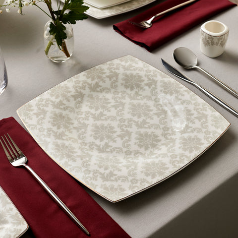 Karaca Fine Pearl Paris 58-Piece Dinner Set for 12 People