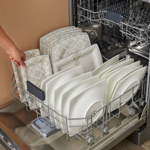 Karaca Fine Pearl Paris 58-Piece Dinner Set for 12 People