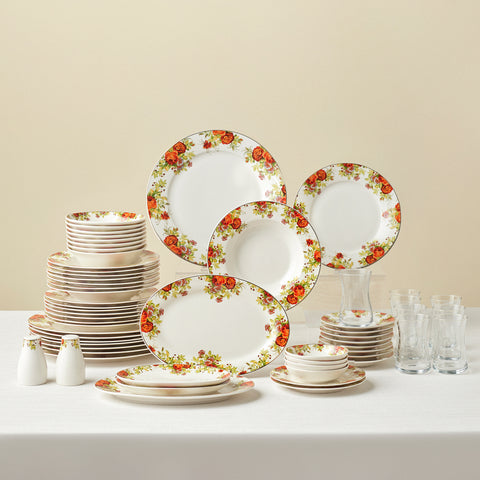 Karaca Elegance Bone Montebello 60-teiliges Tafelservice für 8 Persone