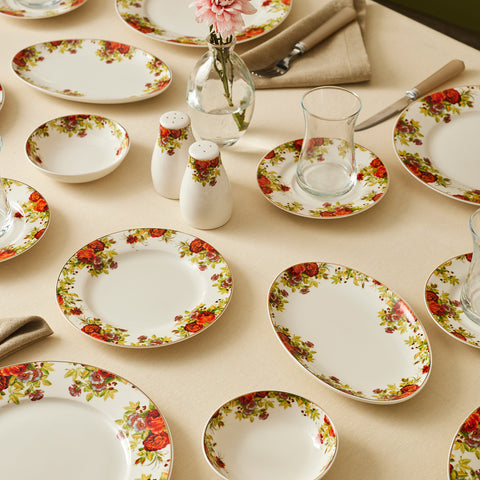 Karaca Elegance Bone Montebello 60 Parça 8 Kişilik Yemek Takımı