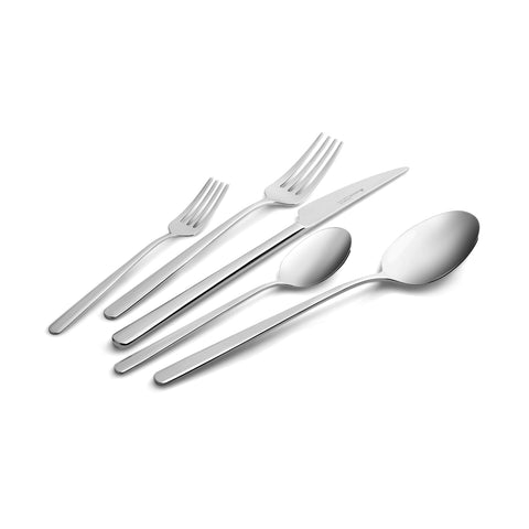Karaca Boreas 40-teiliges Besteckset, Silber