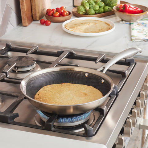 Karaca 5Ply PowerSteel 316+ Stainless Steel Induction Pan, 24 cm, Silver