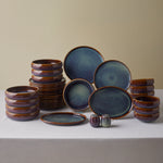 Karaca Earth Collection Mars 36-teiliges 8-Personen-Tafelservice, Mehrfarbig