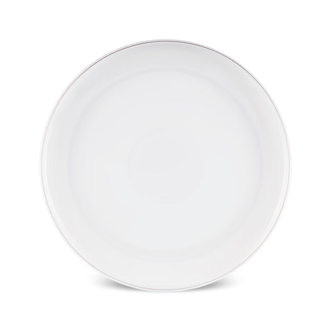 Karaca Stream Bone Aris 53-Piece Dinnerware Set for 12 People, Gold