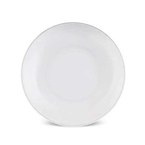 Karaca Stream Bone Aris 53-Piece Dinnerware Set for 12 People, Gold