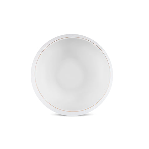 Karaca Stream Bone Aris 53-Piece Dinnerware Set for 12 People, Gold