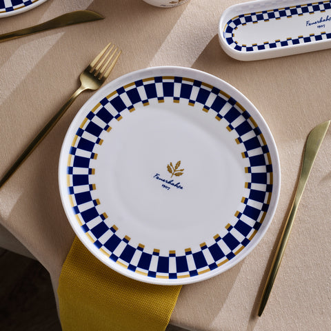 Karaca x Fenerbahçe Lizenziertes Forever Bone – 14-teiliges Frühstücksset für 6 Personen