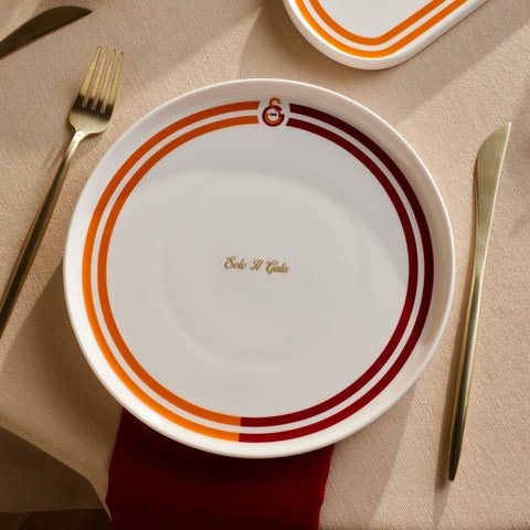 Karaca x Galatasaray Lizenziertes Forever Bone – 14-teiliges Frühstücksset für 6 Personen
