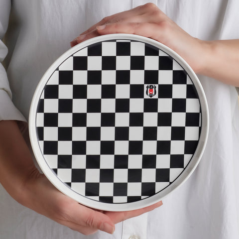Karaca x Beşiktaş Lizenziertes Forever Bone – 14-teiliges Frühstücksset für 6 Personen