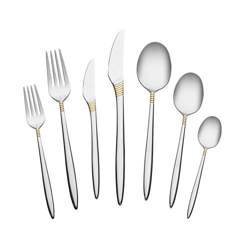 Karaca Cleopatra Premium 84-teiliges Besteckset für 12 Personen