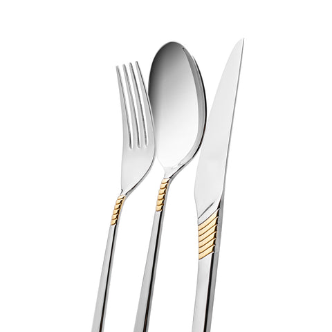 Karaca Cleopatra Premium 84-teiliges Besteckset für 12 Personen
