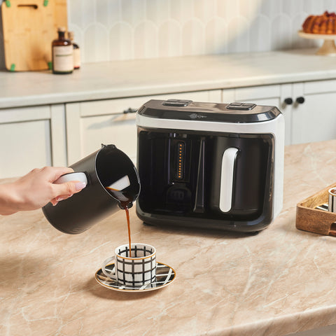 Karaca Hatır Hüps Düet Türkische Kaffeemaschine Weiß