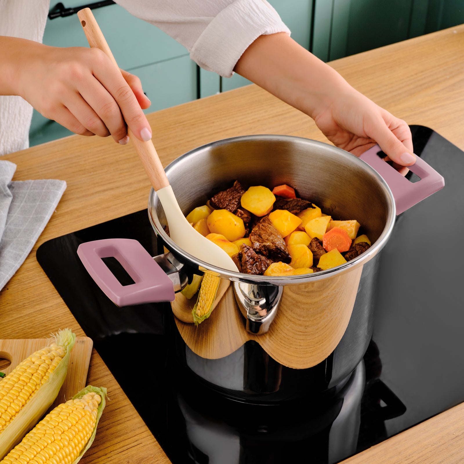 Perfect Pink 4+6 Liter Schnellkochtopf-Set mit