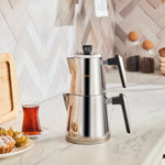 Karaca PowerSteel Pro 316+ Space Çelik Çaydanlık Takımı Medium