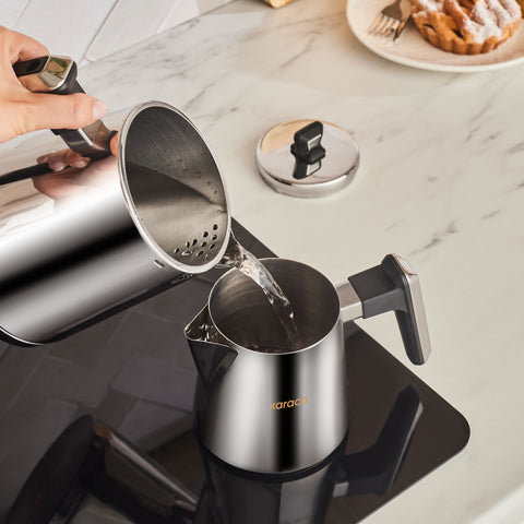 Karaca PowerSteel Pro 316+ Space Çelik Çaydanlık Takımı Medium