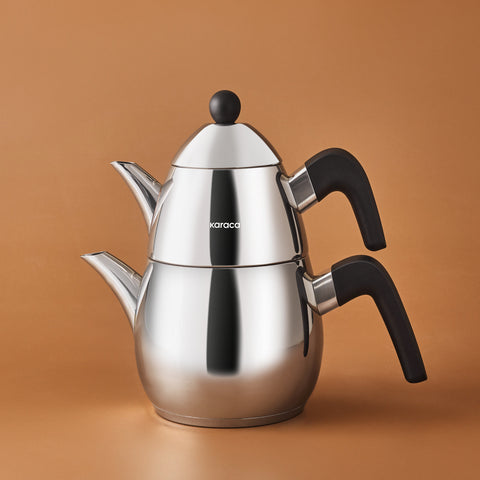 Karaca PowerSteel Pro 316+ Tokyo Çelik Çaydanlık Takımı Orta