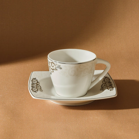 Karaca Nazende 12 teiliges Mochatassen-Espressotassen aus Porzellan für 6 Personen