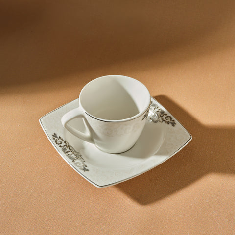 Karaca Nazende 12 teiliges Mochatassen-Espressotassen aus Porzellan für 6 Personen