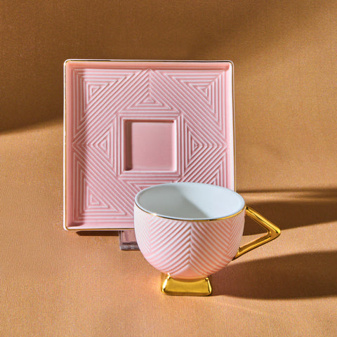 Karaca Art Deco 4-teiliges Mochatassen-Espressotassen für 2 Personen