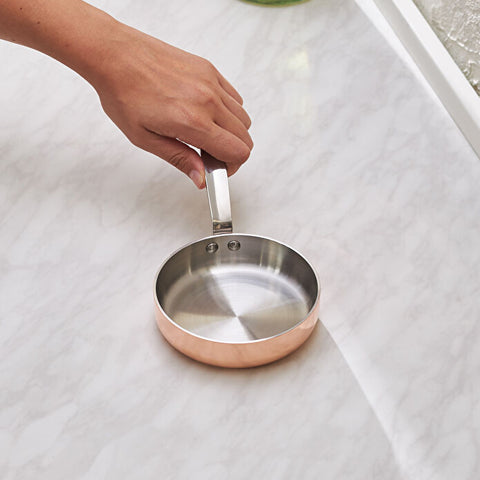 Karaca Powersteel 3Ply 316+ Stainless Steel Pan 12cm, Copper