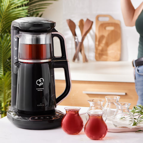Set aus 6 Teegläsern im modernen Design. Je Glas 200ml – Karaca