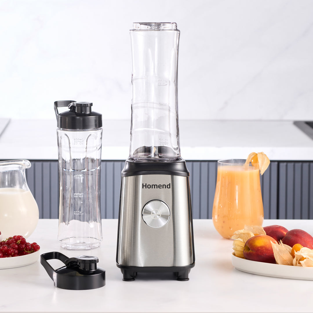 Homend Mixfresh 7010EU Personal Smoothie Blender Edelstahl 350W