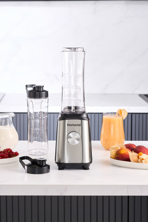 Homend Mixfresh 7010EU Personal Smoothie Blender Edelstahl 350W