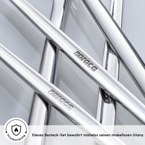 Karaca Orion Platin 12-Personen 84-Teiliges Besteckset