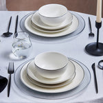 Karaca Leon Platinum Dinner Set for 6 Person  24 Piece