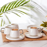 Karaca Streamline Saturn Platinum 6 Personen Kaffeetasse Set