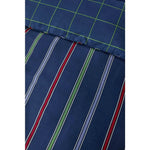 Nautica Home Ray 100% Cotton Duvet Cover Set, 200 × 200 cm,  Navy Blue Multi