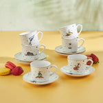 Karaca Little Prince 6 Personen Kaffeetassen-Set 80 ml