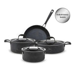 Karaca Bio Diamond Pro Black Edition 7 Piece Cookware Set