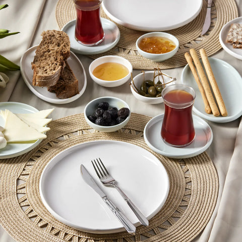 Karaca Cordelia Mint Porzellan 26 Stück Frühstück/Service Set 6 Person