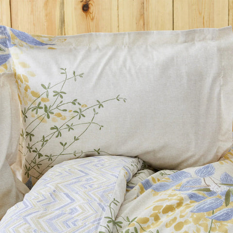 Karaca Home Clarinda Cotton Duvet Cover Set, 155 × 220 cm